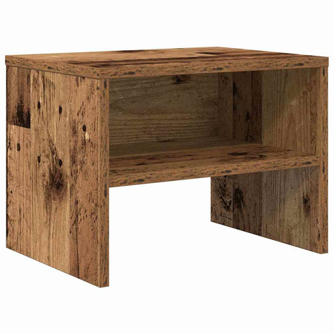vidaXL Bedside Cabinet Old wood 40 x 40 x 30 cm Engineered wood