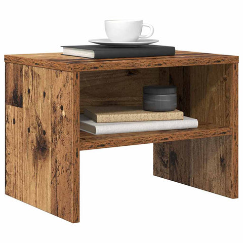 vidaXL Bedside Cabinet Old wood 40 x 40 x 30 cm Engineered wood