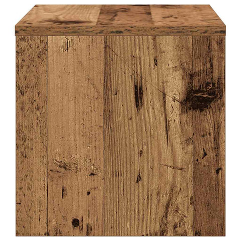 vidaXL Bedside Cabinet Old wood 40 x 40 x 30 cm Engineered wood