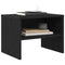 vidaXL Bedside Cabinet 2 pcs Black oak 40 x 40 x 30 cm Engineered wood