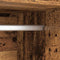 vidaXL Wardrobe with Shelf with Storage Old wood Engineered wood
