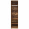 vidaXL Wardrobe with Shelf with Storage Old wood Engineered wood