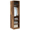 vidaXL Wardrobe with Shelf with Storage Old wood Engineered wood