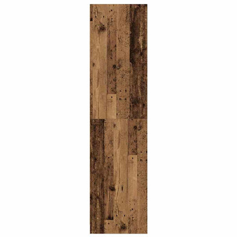 vidaXL Wardrobe with Shelf with Storage Old wood Engineered wood
