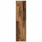 vidaXL Wardrobe with Shelf with Storage Old wood Engineered wood