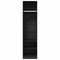 vidaXL Wardrobe with Shelf Black oak 50 x 50 x 200 cm Engineered wood