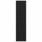 vidaXL Wardrobe with Shelf Black oak 50 x 50 x 200 cm Engineered wood