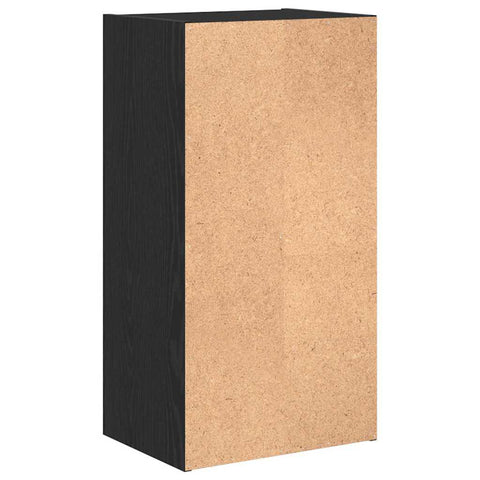 vidaXL Bookcase Black oak 40 x 30 x 77 cm Engineered wood