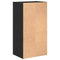 vidaXL Bookcase Black oak 40 x 30 x 77 cm Engineered wood