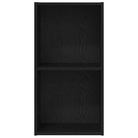 vidaXL Bookcase Black oak 40 x 30 x 77 cm Engineered wood