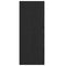 vidaXL Bookcase Black oak 40 x 30 x 77 cm Engineered wood