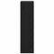vidaXL Bookcase Black oak 40 x 30 x 114 cm Engineered wood