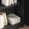 vidaXL Bookcase Black oak 80 x 24 x 76 cm Engineered wood