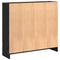 vidaXL Bookcase Black oak Particle board