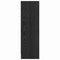 vidaXL Bookcase Black oak Particle board