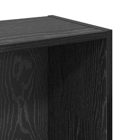 vidaXL Bookcase Black oak Particle board