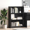 vidaXL Bookcase Black oak Particle board