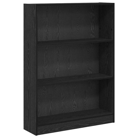 vidaXL Bookcase Black oak Particle board