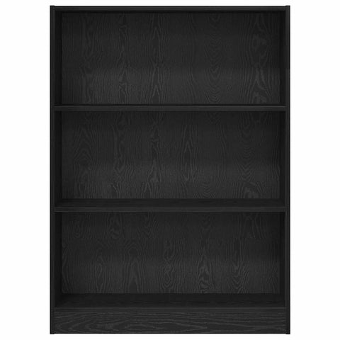 vidaXL Bookcase Black oak Particle board