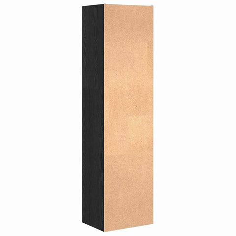vidaXL Bookcase Black oak 40 x 30 x 152 cm Engineered wood