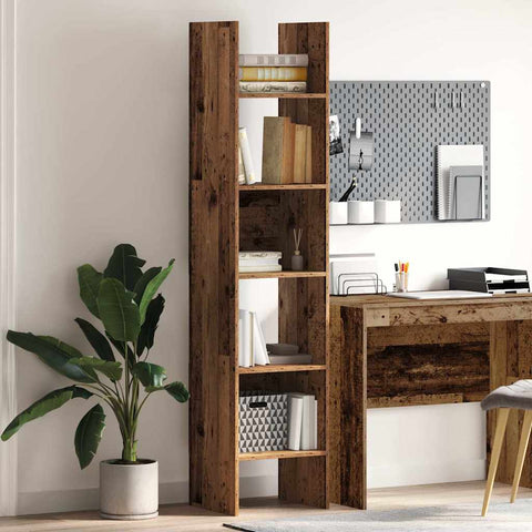 vidaXL Book Cabinet Old wood 40 x 35 x 180 cm Engineered Wood