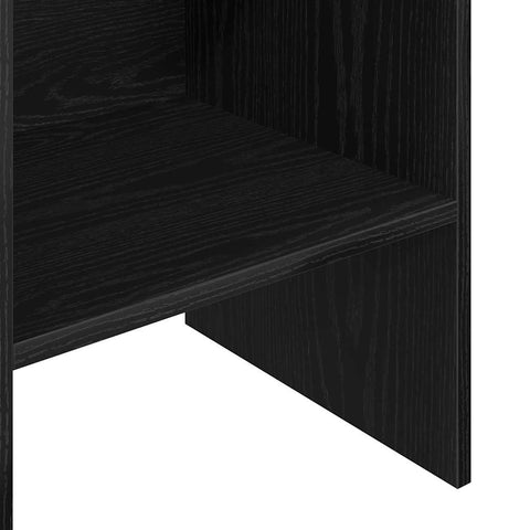 vidaXL Book Cabinet Black oak 40 x 35 x 180 cm Engineered Wood