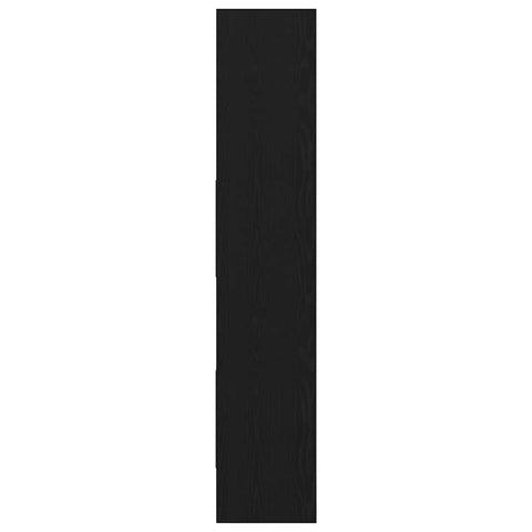 vidaXL Book Cabinet Black oak 40 x 35 x 180 cm Engineered Wood