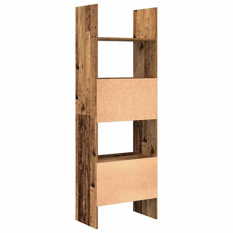 vidaXL Book Cabinet Old wood 60 x 35 x 180 cm Engineered wood