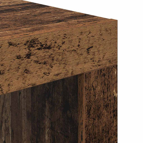 vidaXL Coffee Table Old wood 50 x 50 x 35 cm Engineered wood