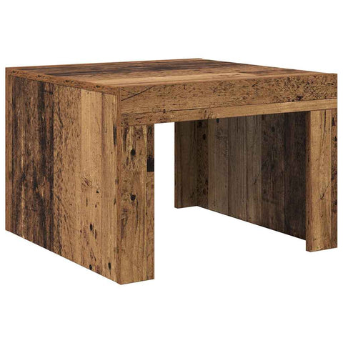 vidaXL Coffee Table Old wood 50 x 50 x 35 cm Engineered wood