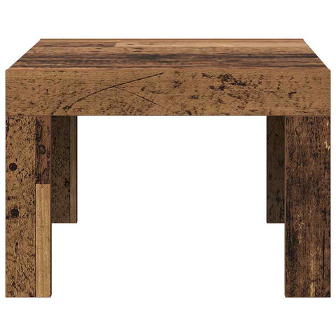 vidaXL Coffee Table Old wood 50 x 50 x 35 cm Engineered wood