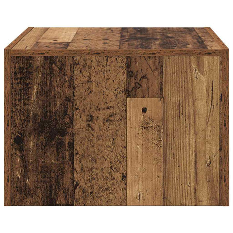 vidaXL Coffee Table Old wood 50 x 50 x 35 cm Engineered wood