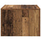 vidaXL Coffee Table Old wood 50 x 50 x 35 cm Engineered wood