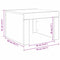 vidaXL Coffee Table Old wood 50 x 50 x 35 cm Engineered wood