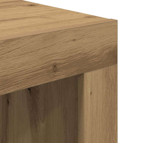 vidaXL Coffee Table Artisan oak 50 x 50 x 35 cm Engineered wood