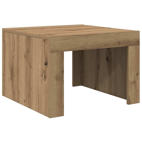 vidaXL Coffee Table Artisan oak 50 x 50 x 35 cm Engineered wood