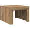vidaXL Coffee Table Artisan oak 50 x 50 x 35 cm Engineered wood