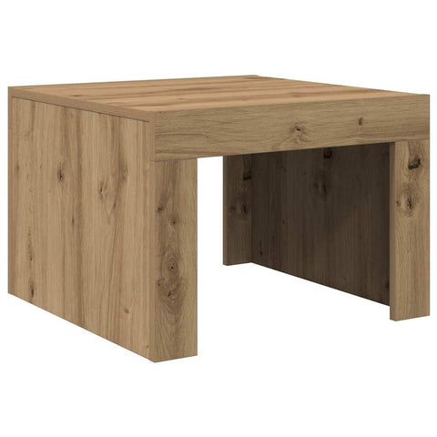 vidaXL Coffee Table Artisan oak 50 x 50 x 35 cm Engineered wood