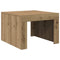 vidaXL Coffee Table Artisan oak 50 x 50 x 35 cm Engineered wood