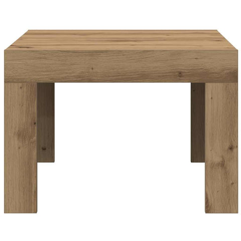 vidaXL Coffee Table Artisan oak 50 x 50 x 35 cm Engineered wood