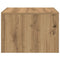 vidaXL Coffee Table Artisan oak 50 x 50 x 35 cm Engineered wood