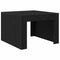 vidaXL Coffee Table Black oak 50 x 50 x 35 cm Engineered wood