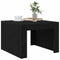 vidaXL Coffee Table Black oak 50 x 50 x 35 cm Engineered wood