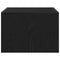 vidaXL Coffee Table Black oak 50 x 50 x 35 cm Engineered wood