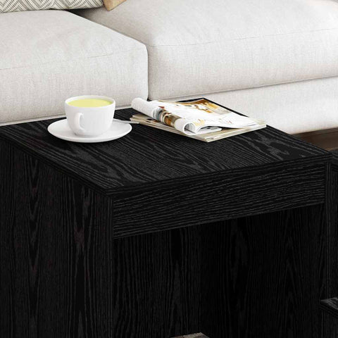 vidaXL Coffee Tables Other 3 pcs Black oak Engineered wood