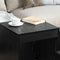 vidaXL Coffee Tables 3 pcs Black oak 45 x 45 x 45 cm Engineered wood