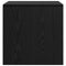 vidaXL Coffee Tables 3 pcs Black oak 45 x 45 x 45 cm Engineered wood