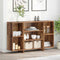 vidaXL Sideboard with Shelf Old wood 120 x 30 x 75 cm Engineered wood