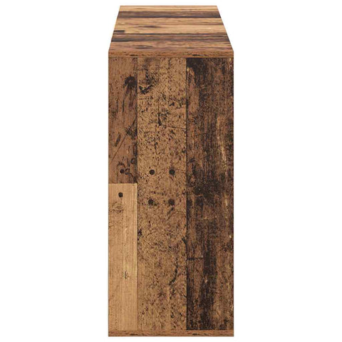 vidaXL Sideboard with Shelf Old wood 120 x 30 x 75 cm Engineered wood