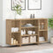 vidaXL Sideboard Artisan oak 120 x 30 x 75 cm Engineered wood